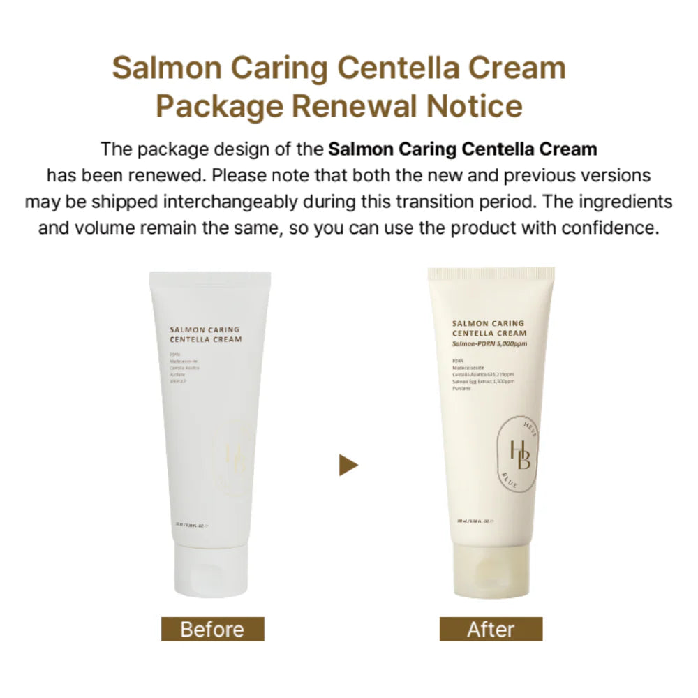 HEVEBLUE - Salmon Caring Centella Cream 100ml