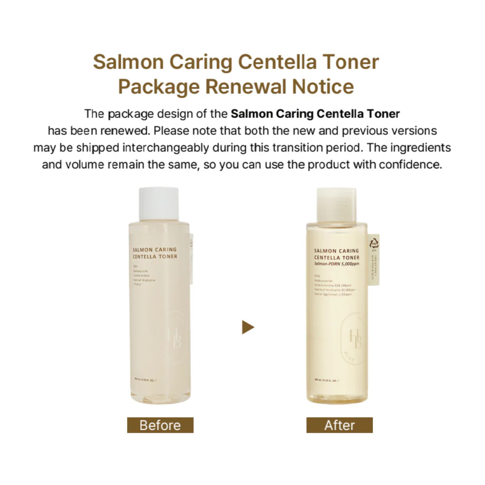 HEVEBLUE - Salmon Caring Centella Toner 200ml