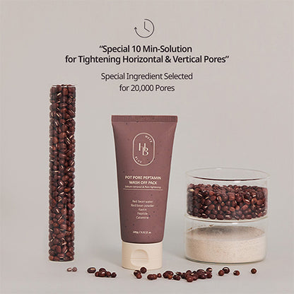 HEVEBLUE - Pot Pore Peptamin Wash Off Pack 100g