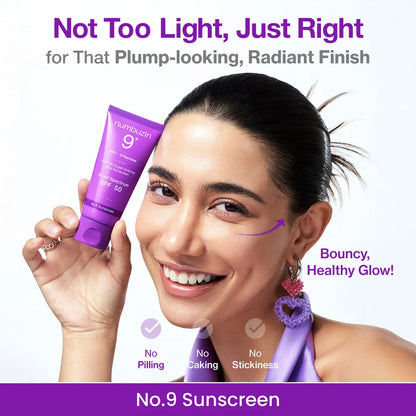 NUMBUZIN - No.9 NAD+ + 9 Peptides BIO Super Defense Glow Sunscreen