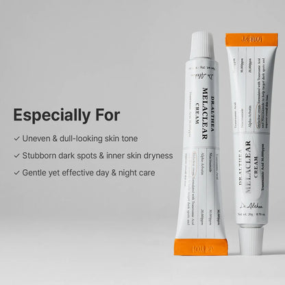 DR ALTHEA - Melaclear Cream 20g | Crema Coreana Antimanchas e Iluminadora con Niacinamida