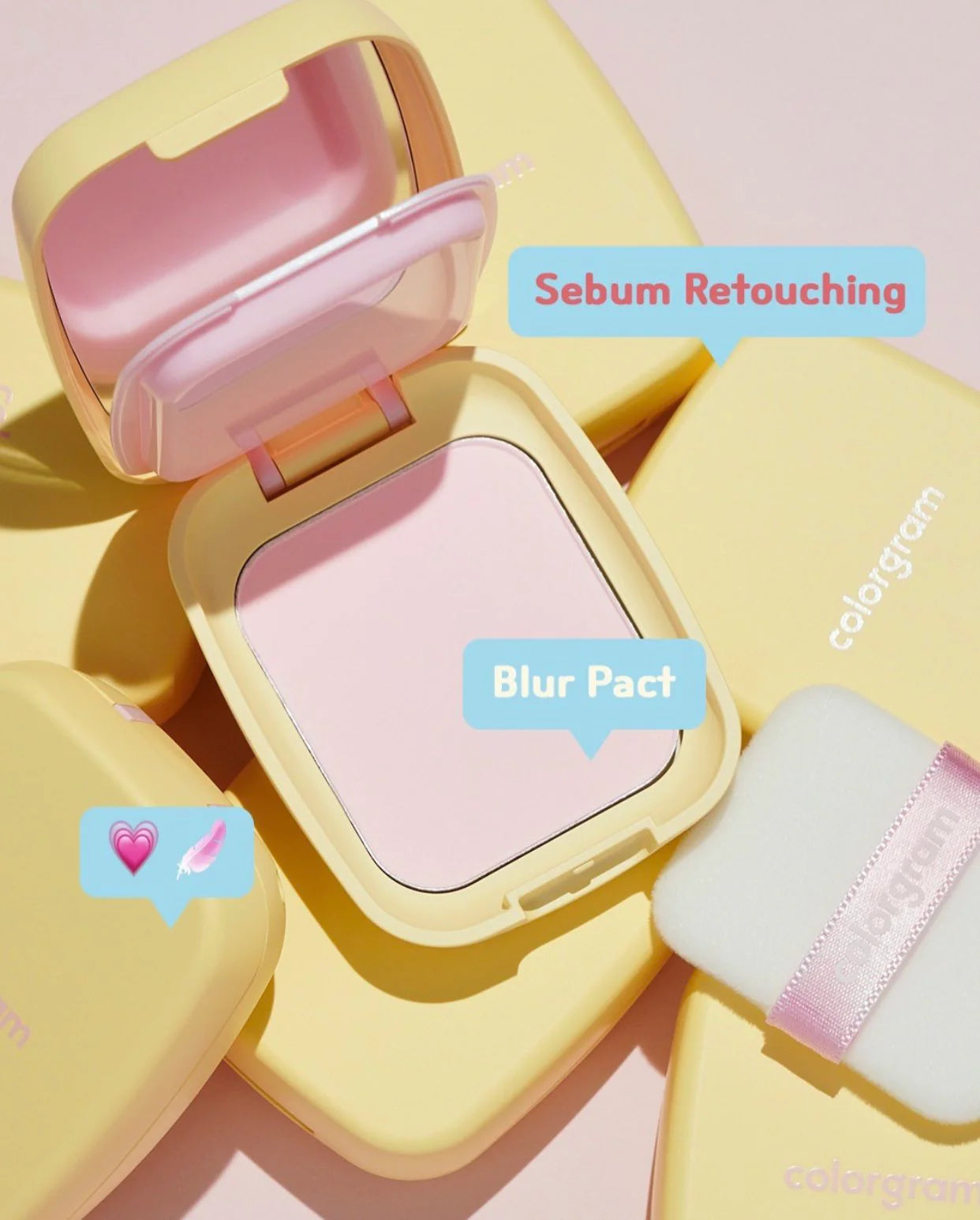 Colorgram - Polvo Mineral SEBUM RETOUCHING BLUR PACT