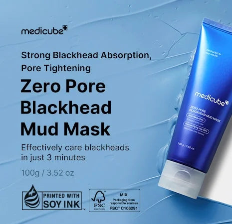 MEDICUBE - ZERO PORE BLACKHEAD MUD MASK 100g