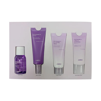 JUMISO - Niacinamide Trial Kit (4 piezas) | Kit de Skincare Coreano con Niacinamida