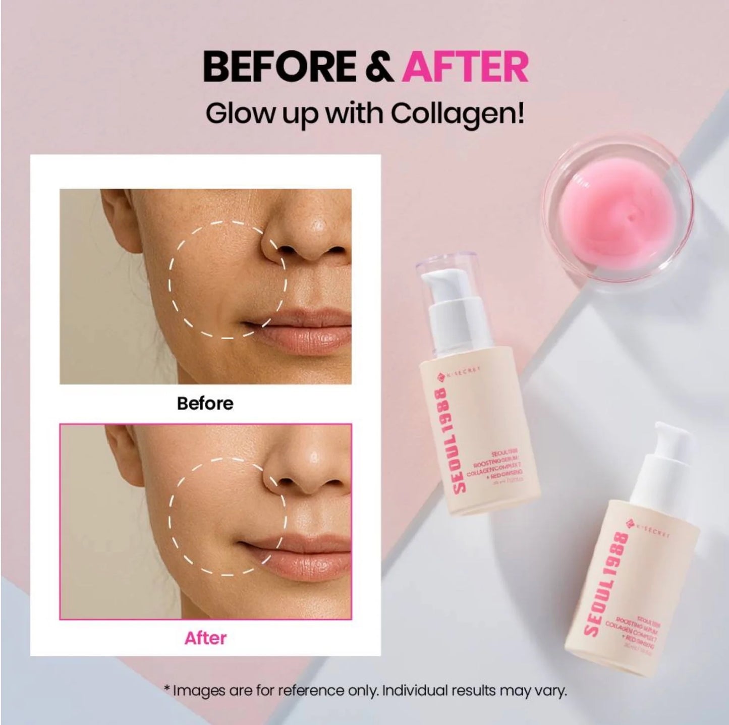 KSECRET - SEOUL 1988 BOOSTING SERUM: COLLAGEN COMPLEX 7 + RED GINSENG
