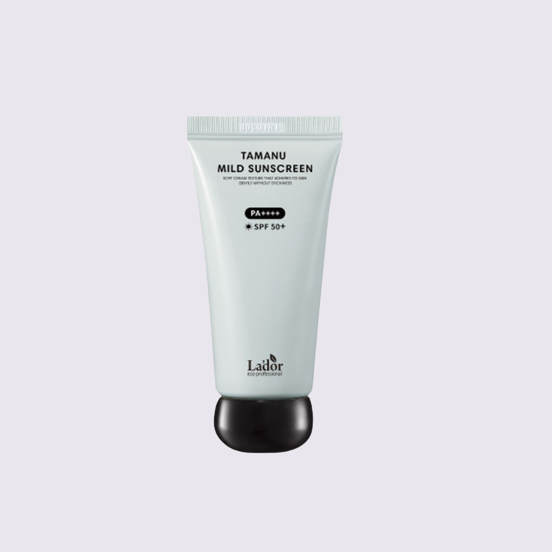 LADOR - Tamanu Mild Sunscreen SPF50+ PA++++ 50ml | Protector Solar Coreano Hidratante