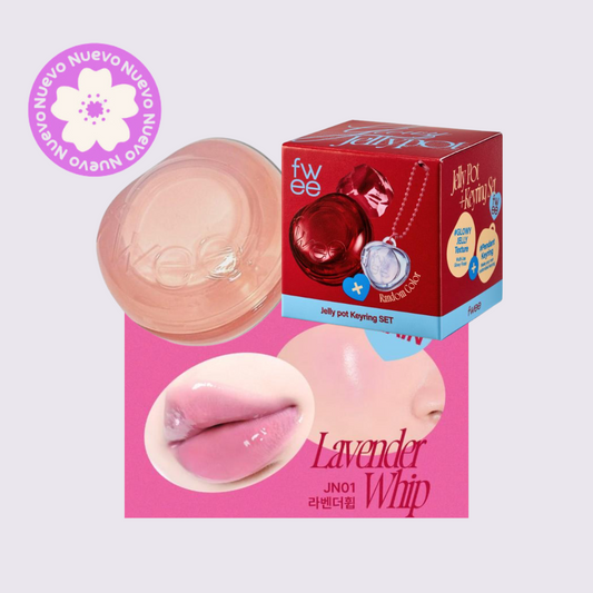 FWEE - Lip&Cheek Glowy Jelly Pot JN01 Lavender Whip 4g + LLAVERO