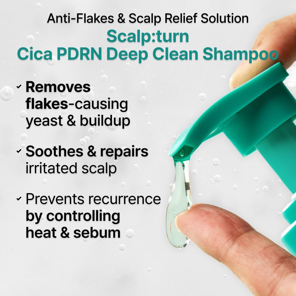 LILYEVE - SCALP:TURN CICA PDRN Deep Clean Shampoo 500ml