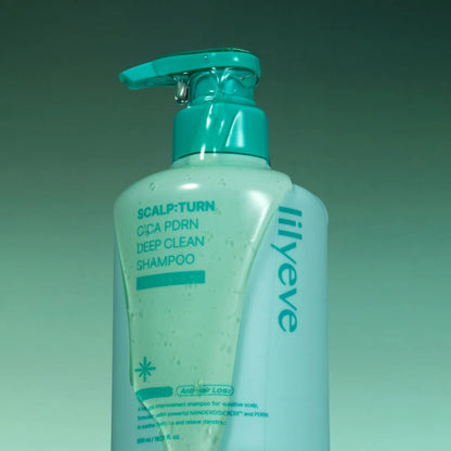 LILYEVE - SCALP:TURN CICA PDRN Deep Clean Shampoo 500ml