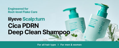 LILYEVE - SCALP:TURN CICA PDRN Deep Clean Shampoo 500ml