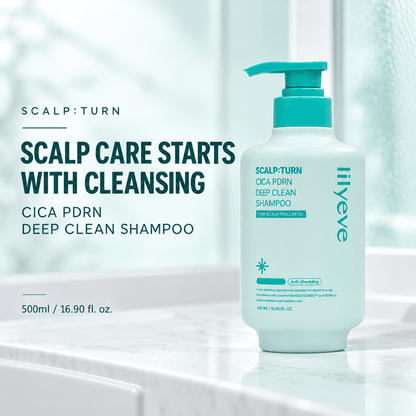 LILYEVE - SCALP:TURN CICA PDRN Deep Clean Shampoo 500ml