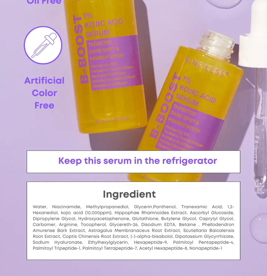 NINELESS - B-Boost 1% Kojic Acid Serum 30ml