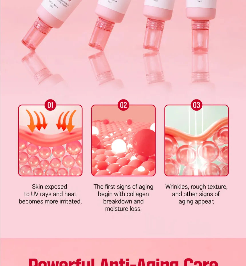 ROUNDLAB - Camellia Deep Collagen Elasticity Sun Serum, SPF50+ PA++++  50ml (+7ml)