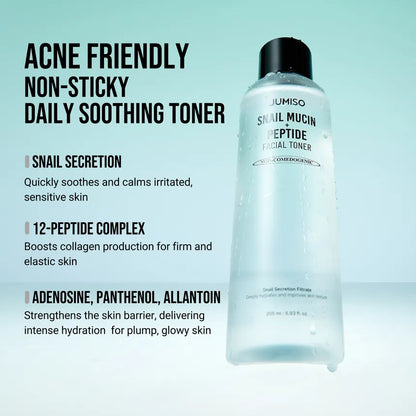 JUMISO - Snail Mucin + Peptide Facial Toner 205ml