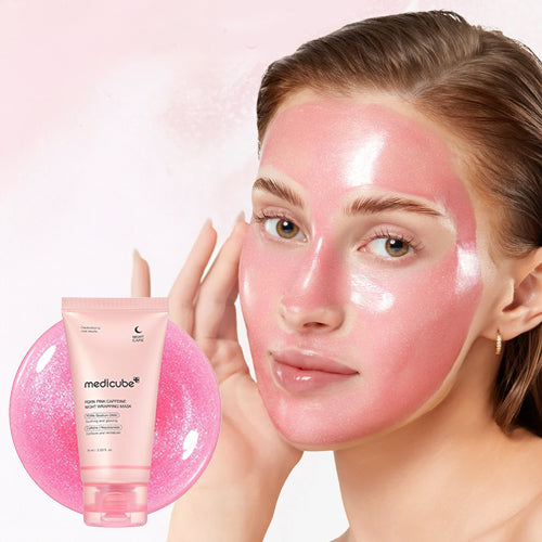 MEDICUBE - PDRN PINK CAFFEINE NIGHT WRAPPING MASK 75ML