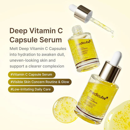MEDICUBE - DEEP VITA C CAPSULE SERUM 30ML