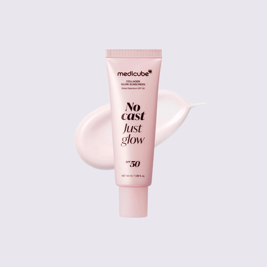 MEDICUBE - Glow Collagen Sunscreen SPF50+ PA++++ 50ml | Protector Solar Coreano Glow con Colágeno