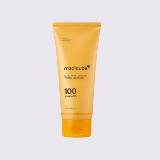 MEDICUBE - KOJIC ACID TURMERIC TONING CLEANSER 120g