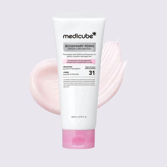 MEDICUBE - Rosemary PDRN Damage Care Hair Mask 200ml | Mascarilla Capilar Reparadora Coreana