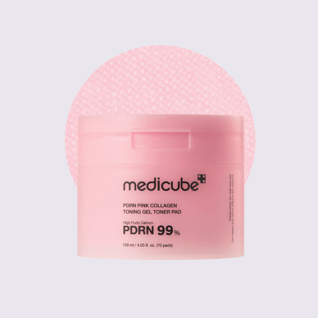 MEDICUBE - PDRN PINK COLLAGEN TONING GEL TONER PAD, 70ea