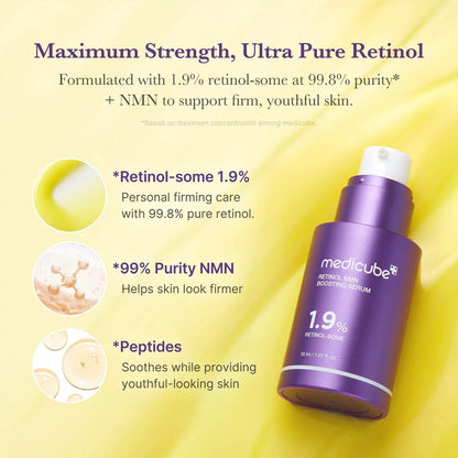 MEDICUBE - RETINOL NMN BOOSTING SERUM 30ml
