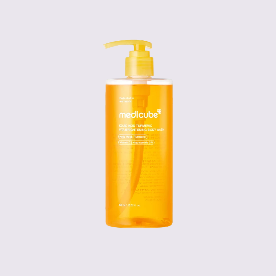 MEDICUBE - Kojic Acid Turmeric Body Wash 400ml | Jabón Corporal Iluminador