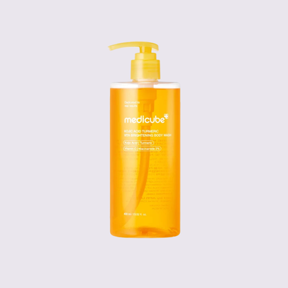 MEDICUBE - Kojic Acid Turmeric Body Wash 400ml | Jabón Corporal Iluminador