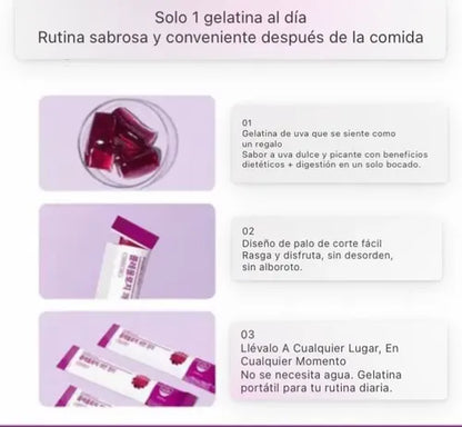FOODOLOGY - Coleology Bowel Movement Jelly | Jelly para Bienestar Digestivo | 10 Pouches