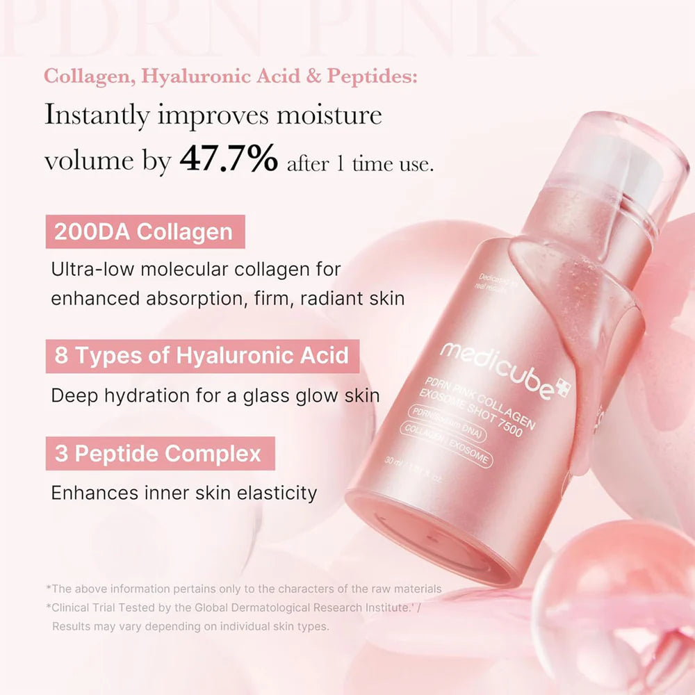 MEDICUBE - PDRN PINK EXOSOME SHOT SERUM 2000L 30ml