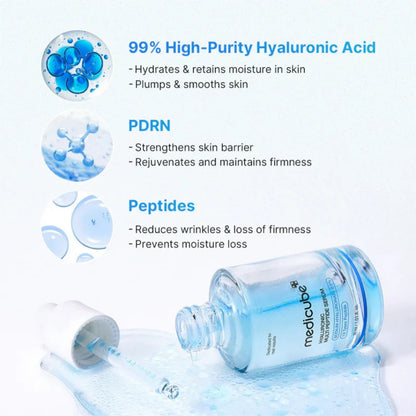 MEDICUBE - HYALURONIC MULTI PEPTIDE SERUM 30ml