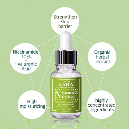Cos De BAHA - Suero Niacinamida, 30 ml