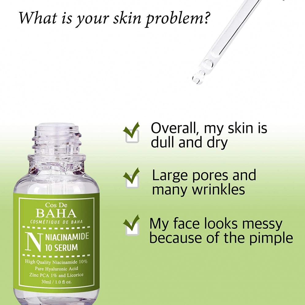 Cos De BAHA - Suero Niacinamida, 30 ml