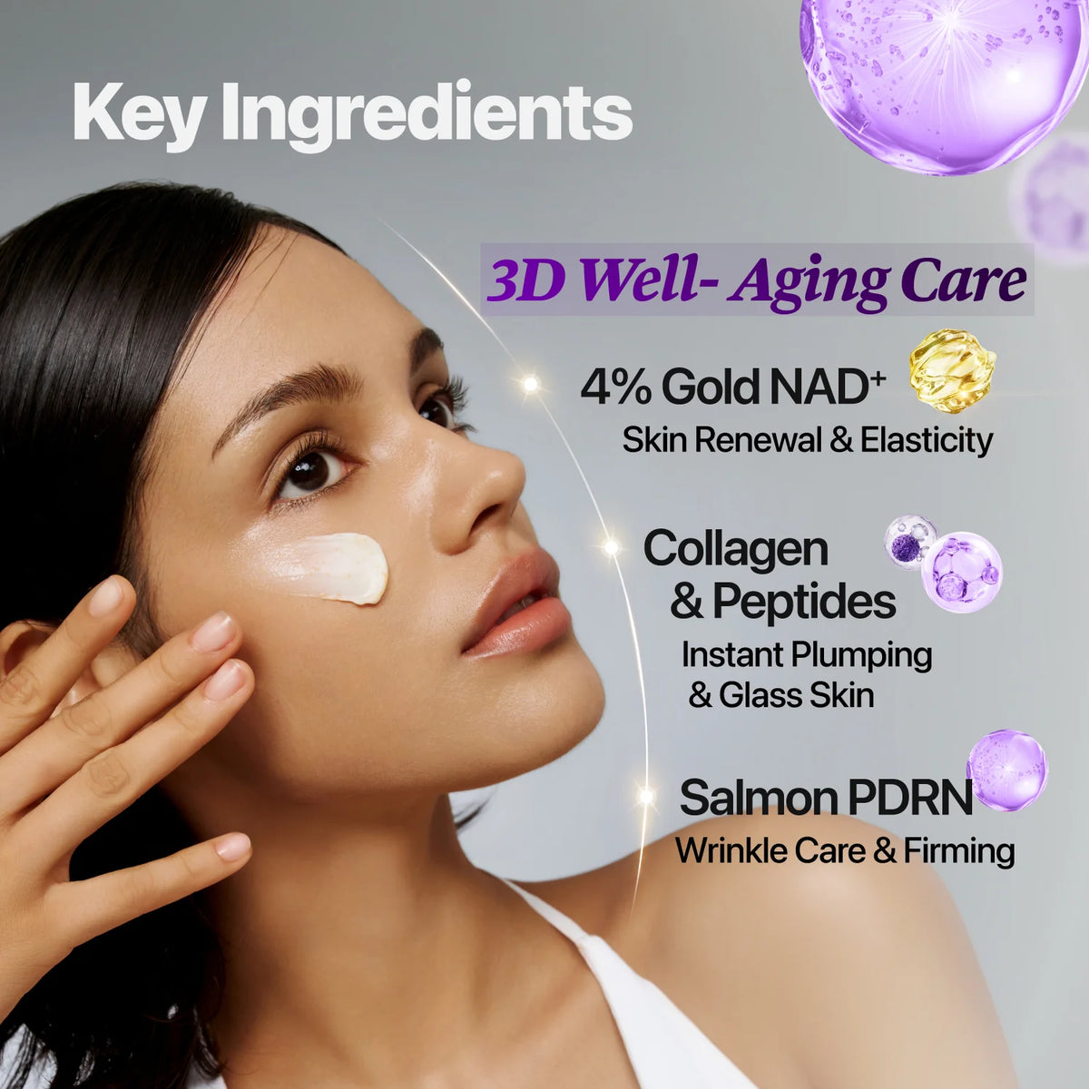 NUMBUZIN - No.9 NAD+ Gold 3D Firming Cream, 50ml