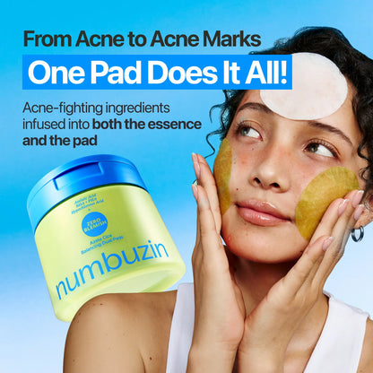 NUMBUZIN - Zero Blemish Azela Cica Balancing Dual Pads 210ml (60Pads)