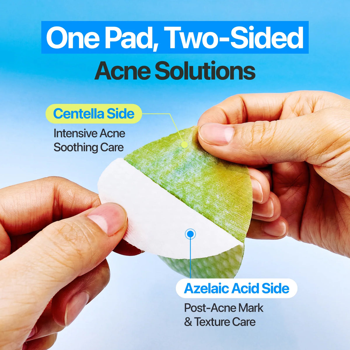 NUMBUZIN - Zero Blemish Azela Cica Balancing Dual Pads 210ml (60Pads)