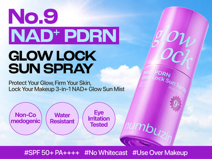 NUMBUZIN - No.9 NAD+ PDRN Glow Lock Sun Spray SPF50+ PA++++ 50ml