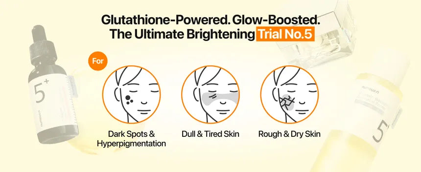 NUMBUZIN - No.5 Glutathione Vitamin Trial Kit for Brightening