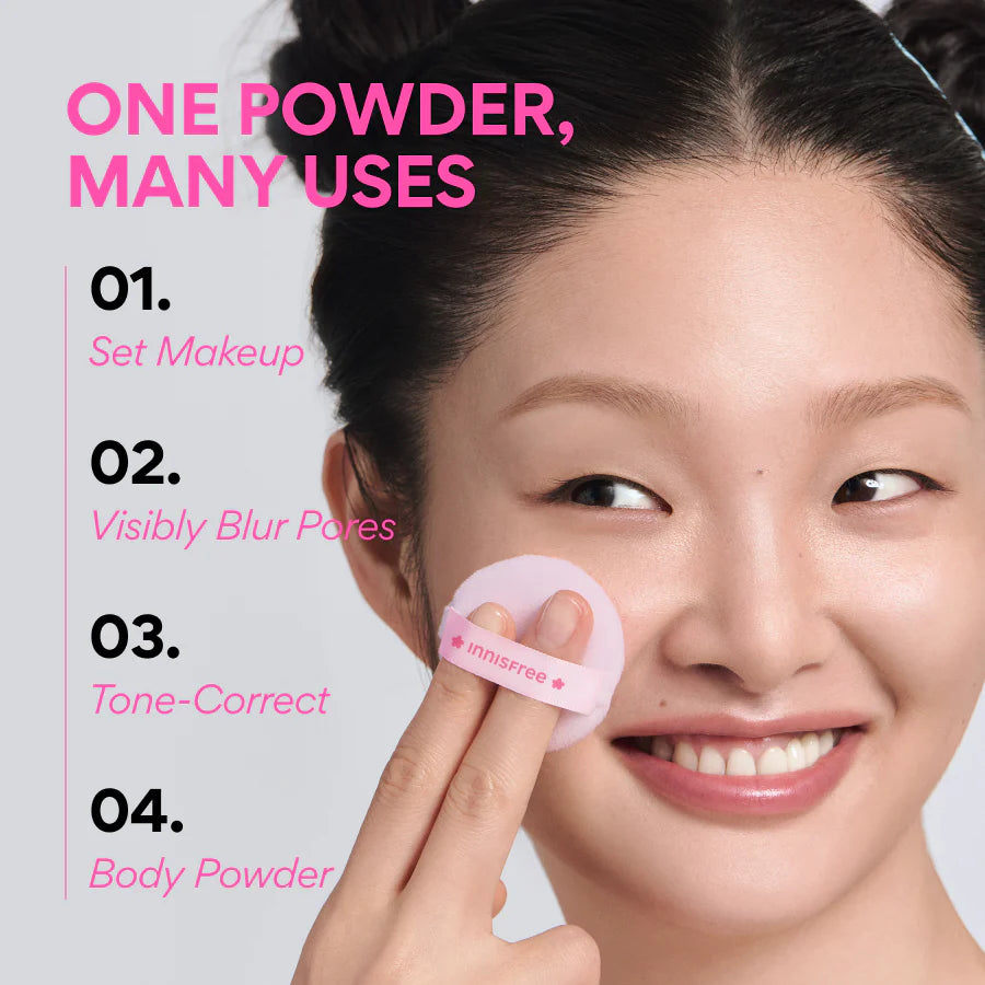 INNISFREE - No Sebum Mineral Twinkle Powder, Peach Blossom 5g