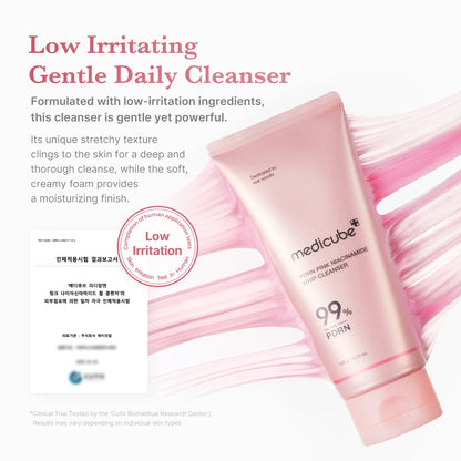 MEDICUBE - PDRN PINK NIACINEAMIDE WHIP CLEANSER 120g