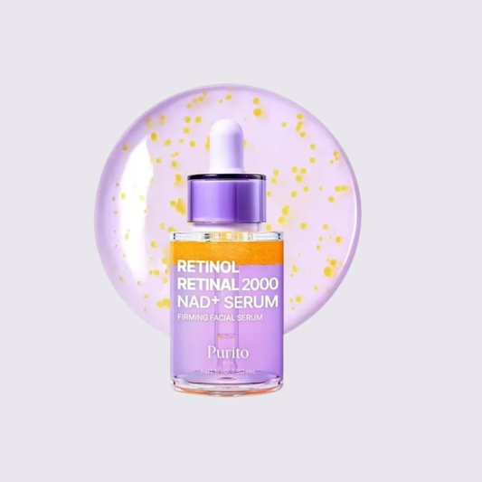 PURITO - Retinol Retinal 2000 NAD+ Serum 30ml | Sérum Coreano Antiedad con Retinoides