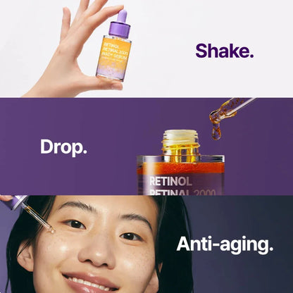 PURITO - Retinol Retinal 2000 NAD+ Serum 30ml | Sérum Coreano Antiedad con Retinoides