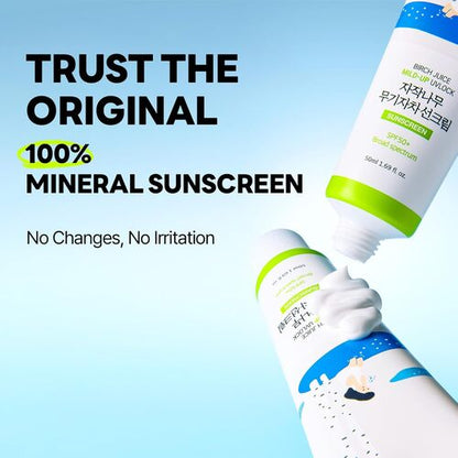 ROUNDLAB Protector Solar Birch Juice Mild-Up SPF50+, PA++++ INCLUYE CLEANSER MINI DE REGALO