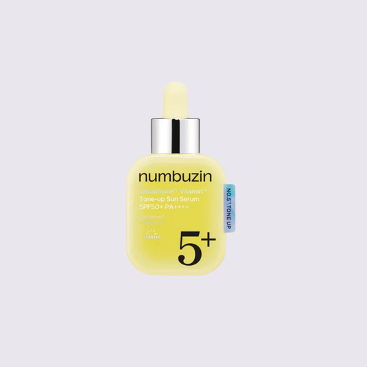 NUMBUZIN - No.5 Glutathione Vitamin Tone-Up Sun Serum SPF50+ PA++++ 30ml | Protector Solar Coreano Iluminador