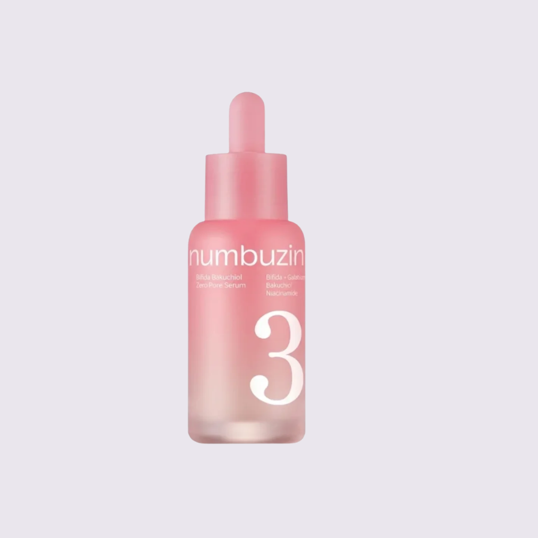 NUMBUZIN - No.3 Bifida Bakuchiol Zero Pore Serum 30ml | Sérum Coreano para Poros y Textura