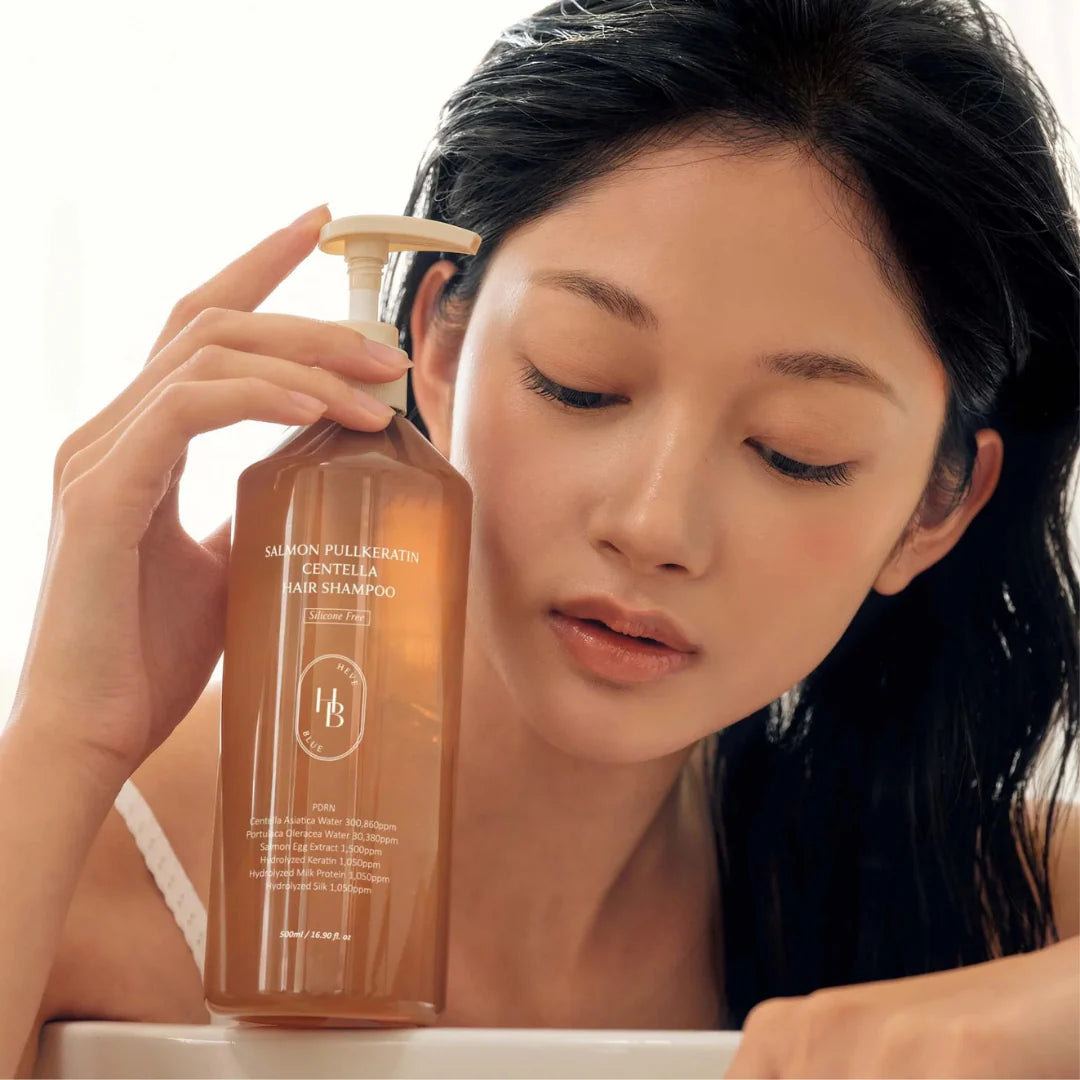 HEVEBLUE - Salmon PullKeratin Centella Hair Shampoo 500ml