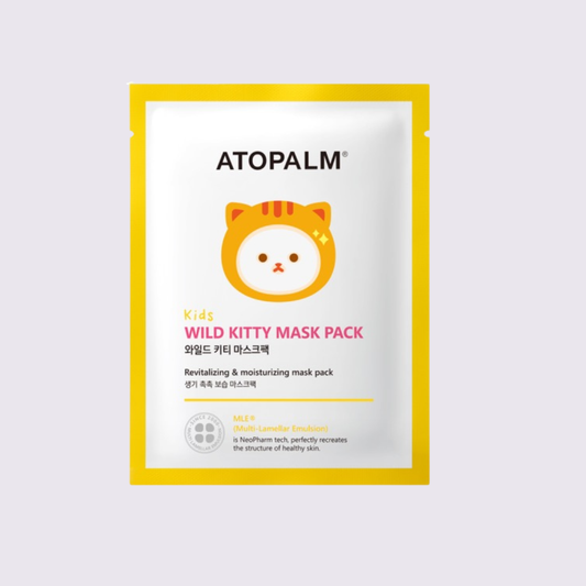 ATOPALM - Kids Wild Kitty Mask Pack | Mascarilla Facial Infantil Coreana Hidratante