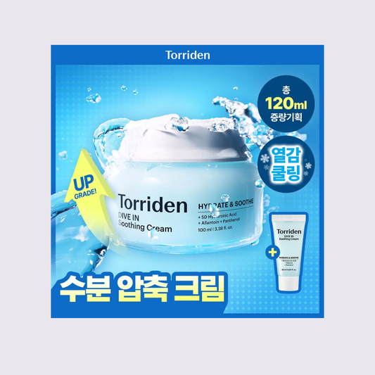 TORRIDEN - DIVE IN Crema Calmante Hidratante, 120 ml + MINI