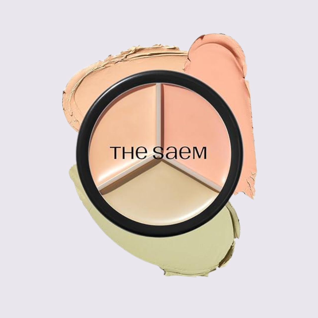 THE SAEM - Cover Perfection Triple Pot Concealer 03 Correct Up Beige