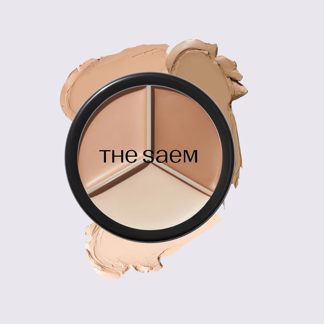 THE SAEM - Cover Perfection Triple Pot Concealer 02 Contour Beige