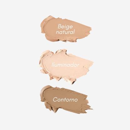 THE SAEM - Cover Perfection Triple Pot Concealer 02 Contour Beige